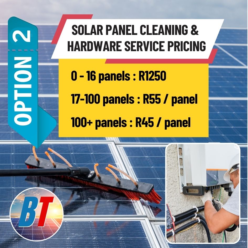 Solar Cleaning Service Option